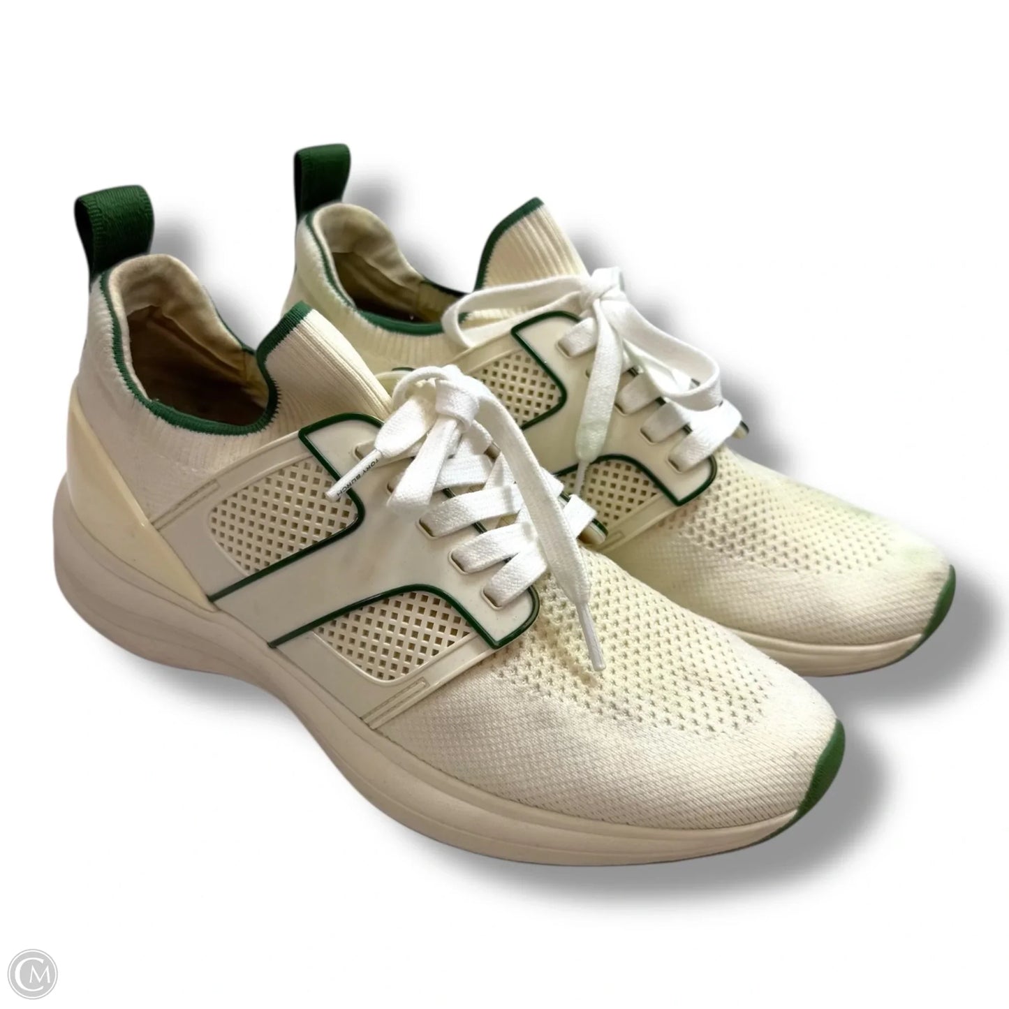 Shoes Designer By Tory Burch In White, Size: 9.5