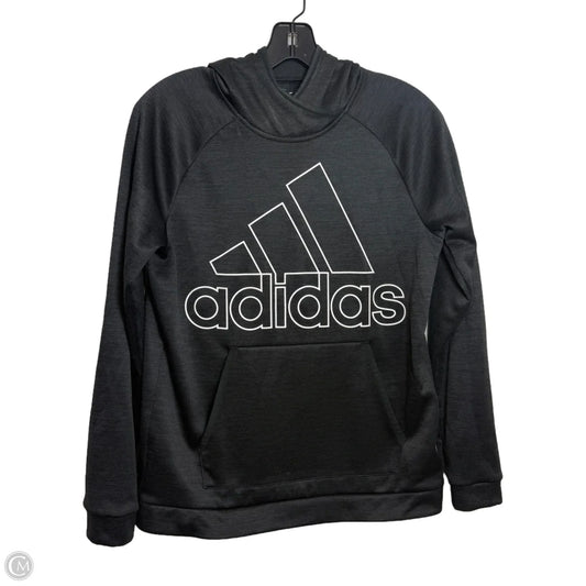 Athletic Jacket By Adidas In Black, Size: S