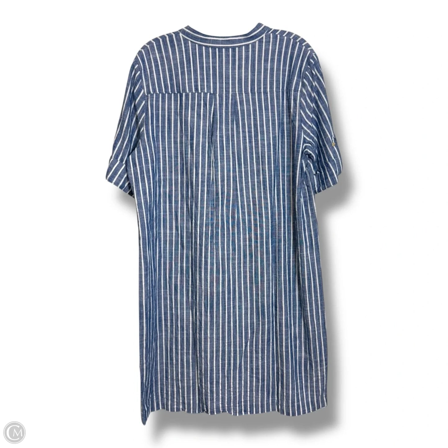 Dress Casual Midi By Anne Klein In Striped Pattern, Size: 14