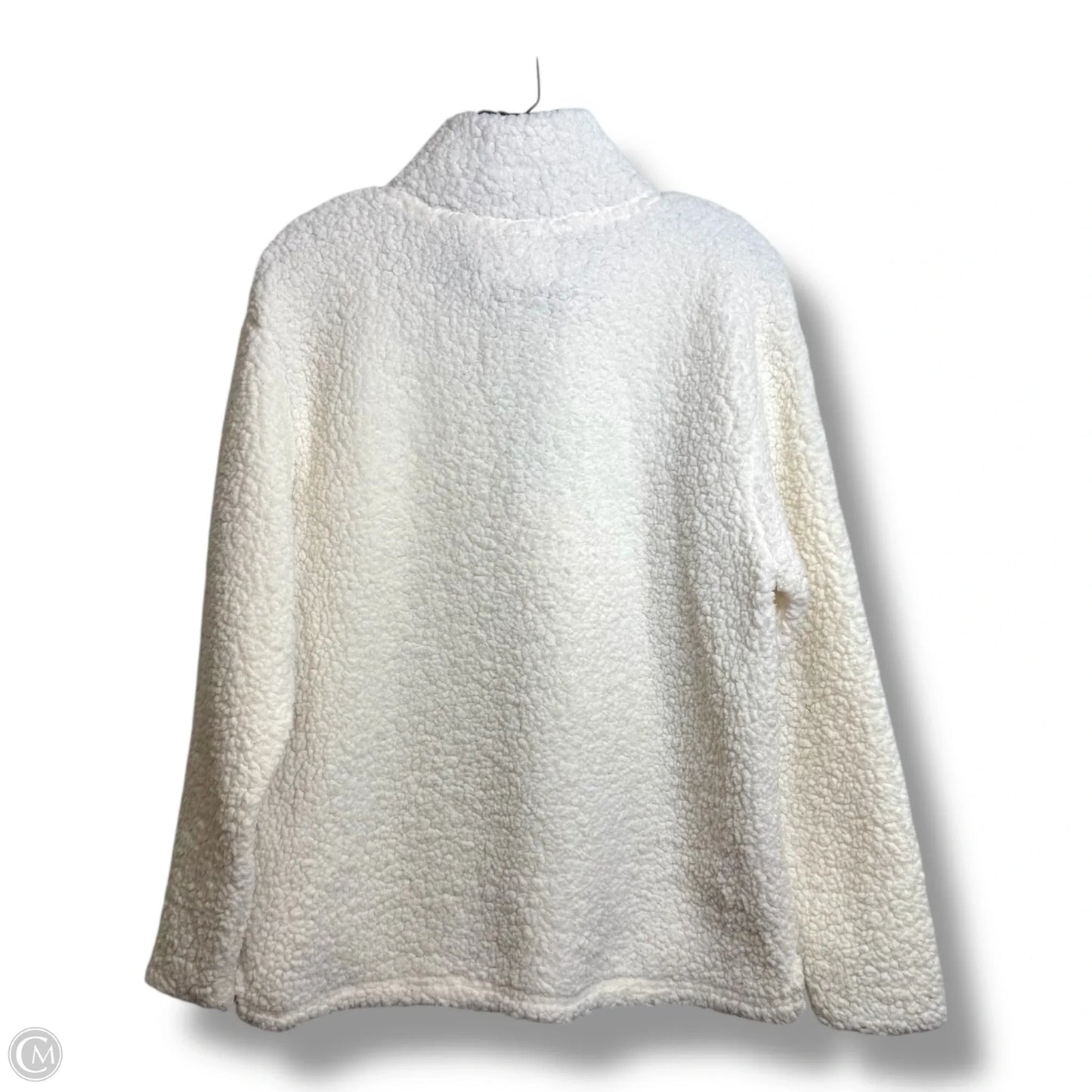 Sherpa Sweater By Pink In White, Size: M