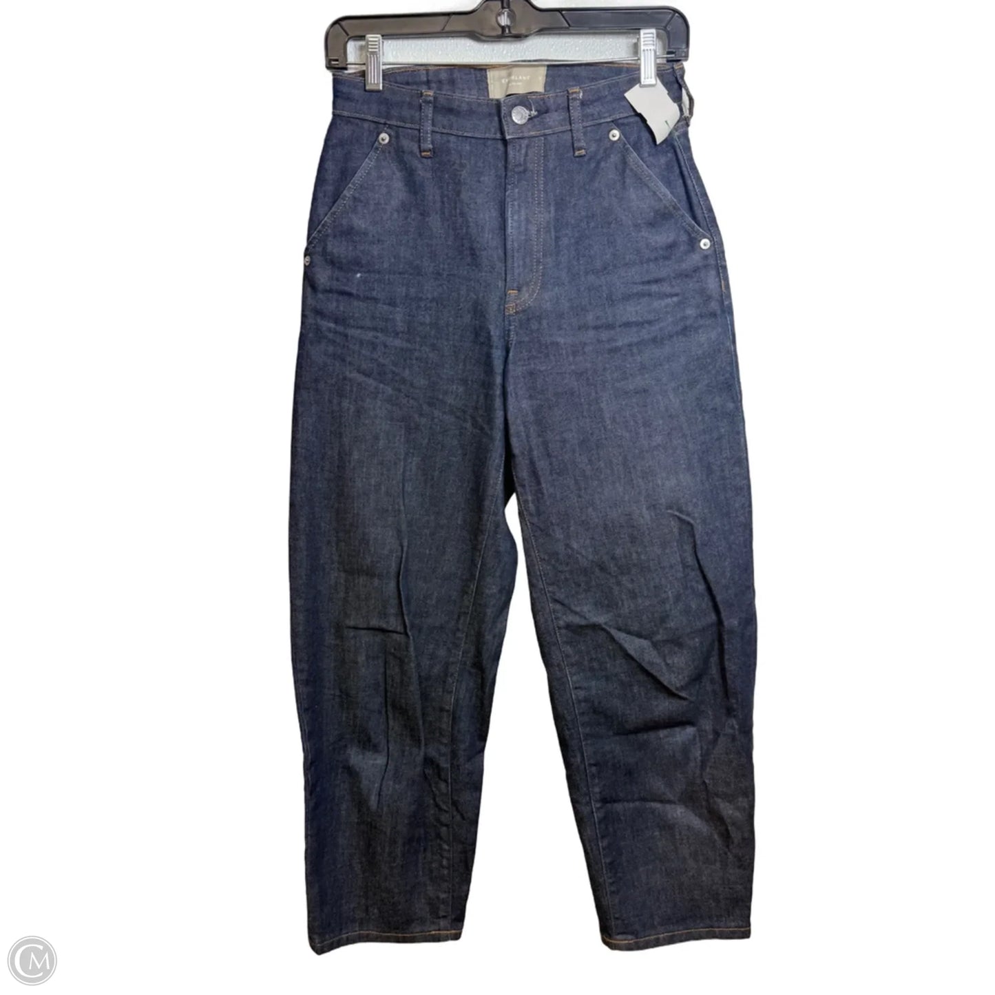 Jeans Wide Leg By Everlane In Blue Denim, Size: 0