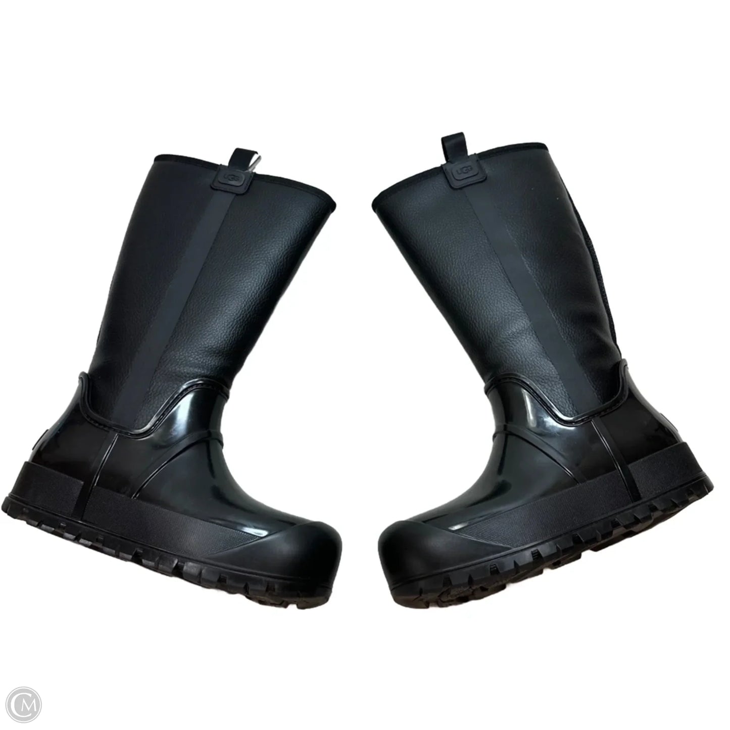 Boots Designer By Ugg In Black, Size: 8