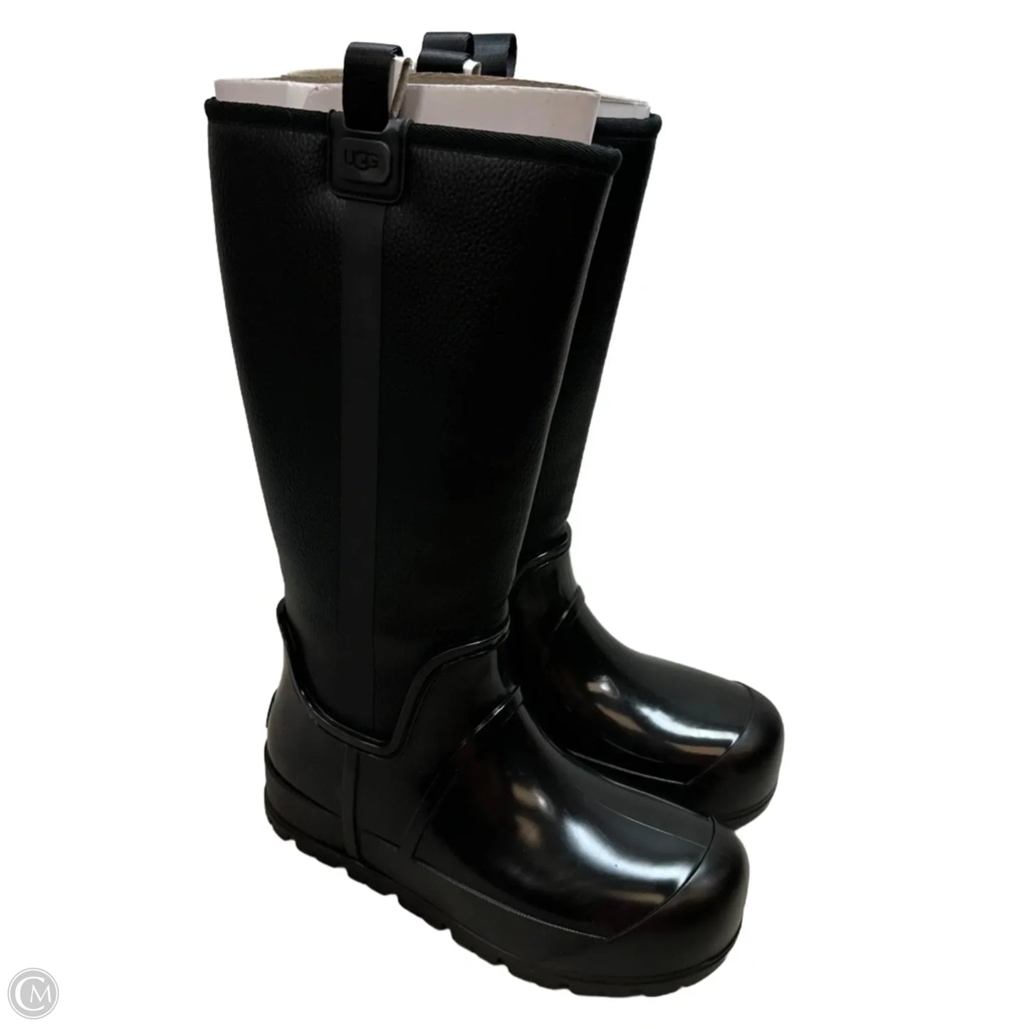 Boots Designer By Ugg In Black, Size: 8