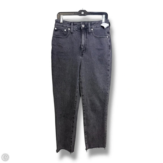 Jeans Cropped By Madewell In Black Denim, Size: 6