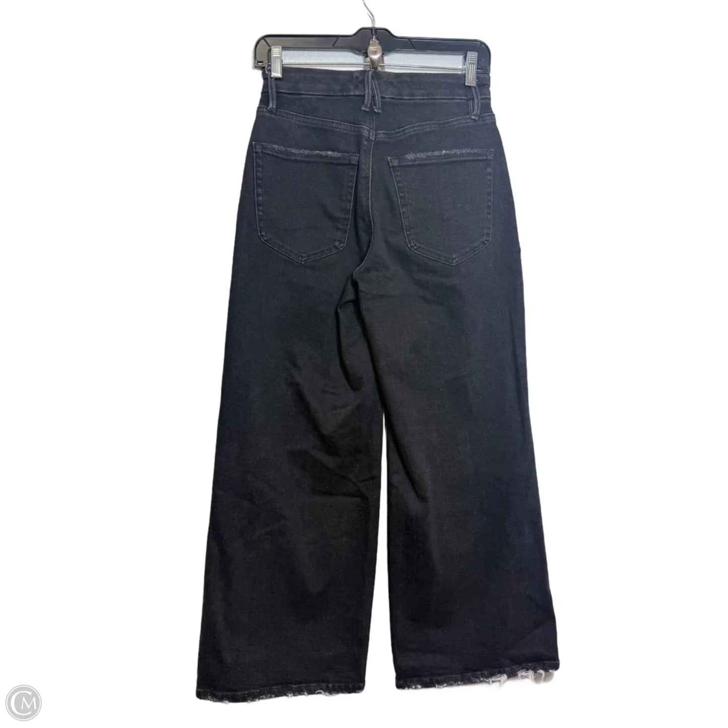 Jeans Wide Leg By Good American In Black, Size: 4