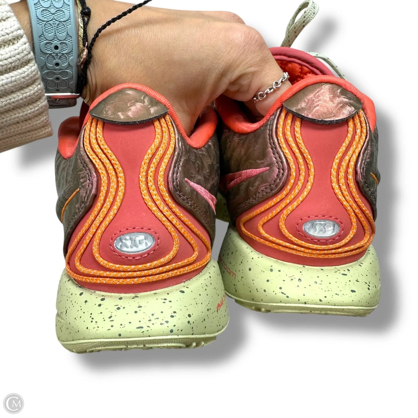 Basketball Shoes Athletic By Nike In Orange, Size: 7.5