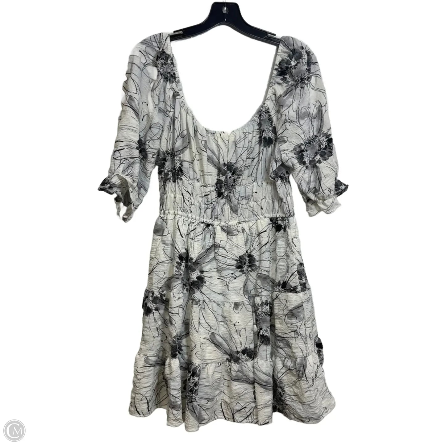 Dress Casual Short By Liberty Love In Floral Print, Size: Xl
