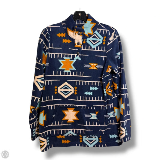 Sweatshirt Crewneck By Susan Graver In Blue, Size: Xs