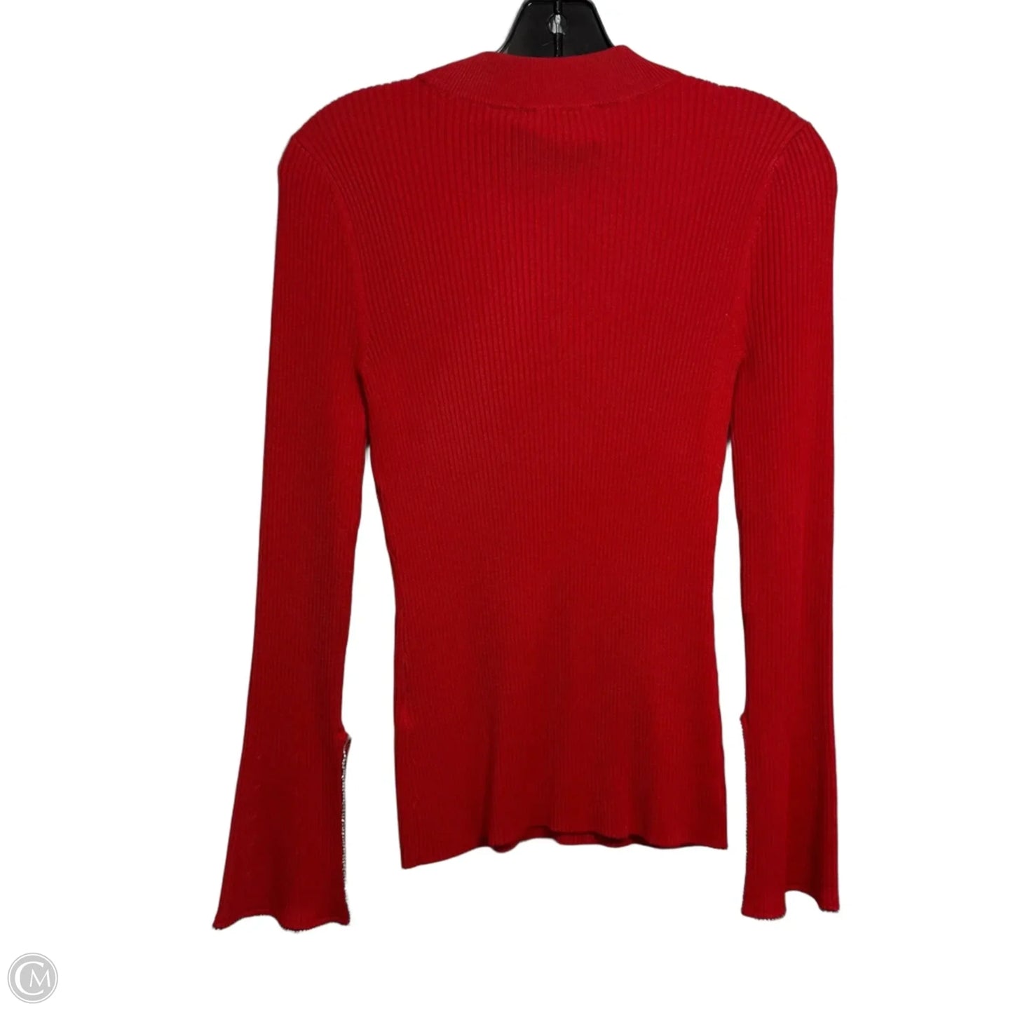 Top Long Sleeve By Inc In Red, Size: S