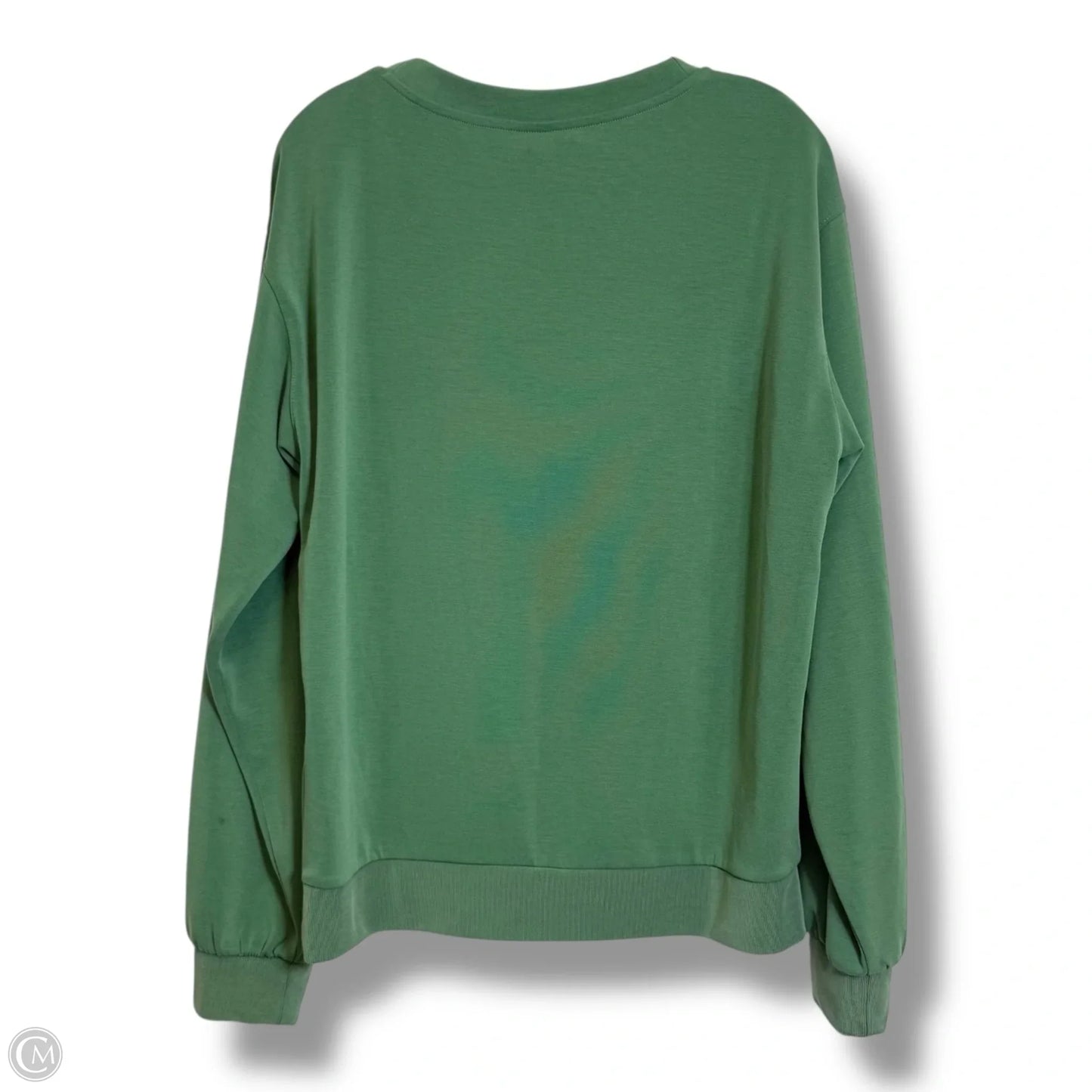 Top Long Sleeve By Athleta In Green, Size: M