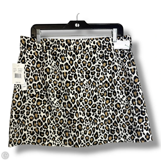 Skirt Mini & Short By Joe B In Animal Print, Size: Xl