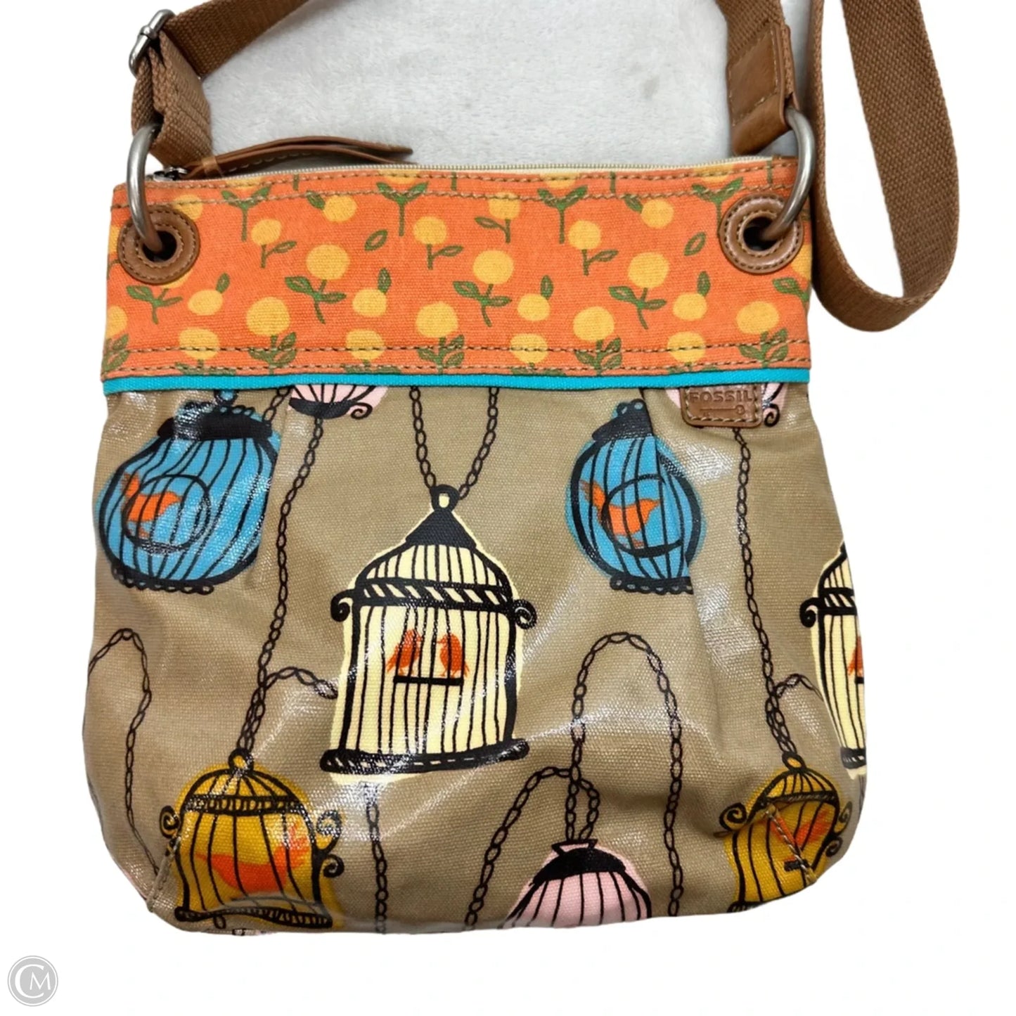 Handbag By Fossil, Size: Small