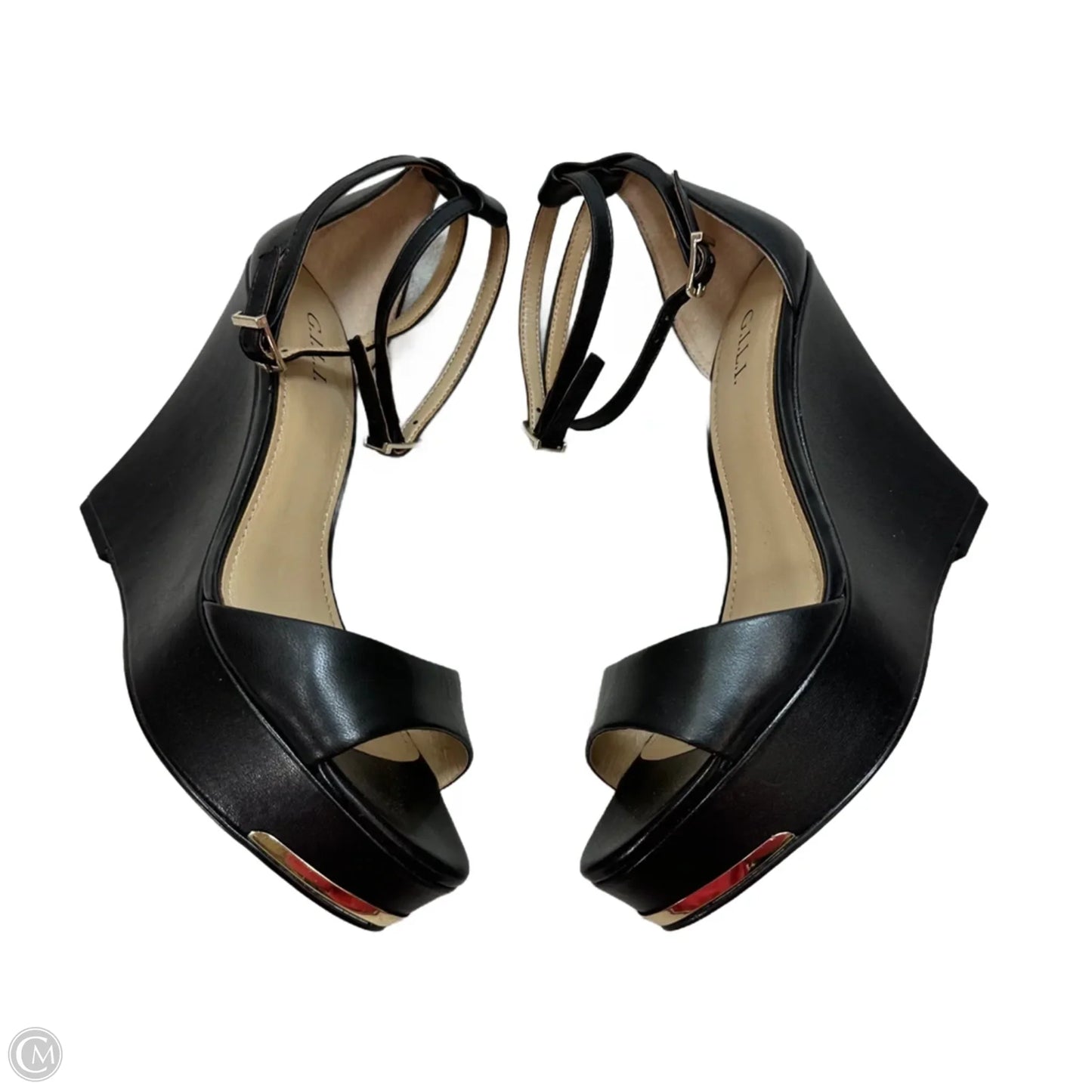 Shoes Heels Wedge By G.i.l.i. In Black, Size: 6.5