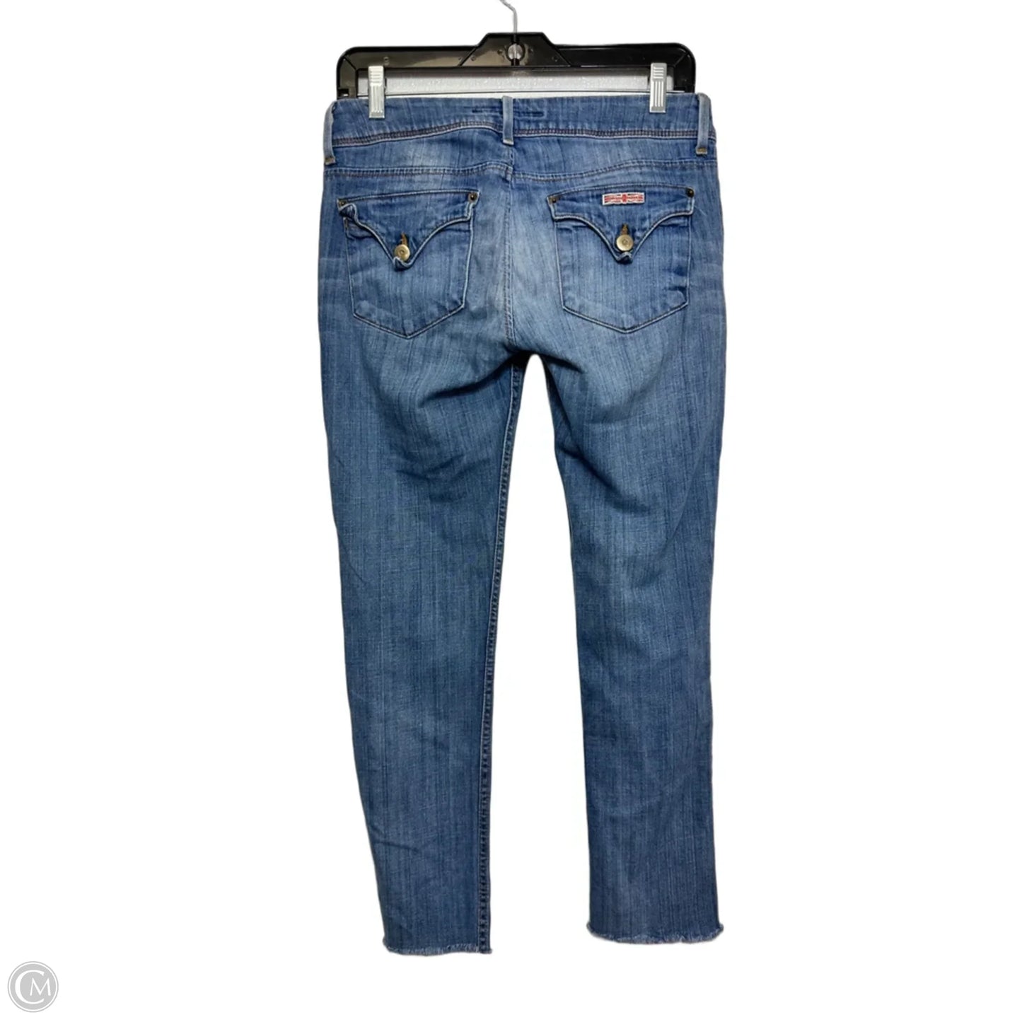 Jeans Straight By Hudson In Blue Denim, Size: 4