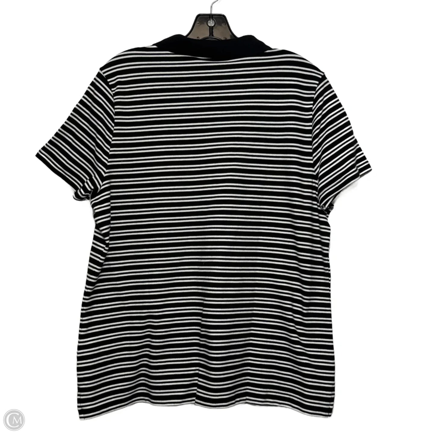Top Short Sleeve By Tommy Hilfiger In Striped Pattern, Size: Xl