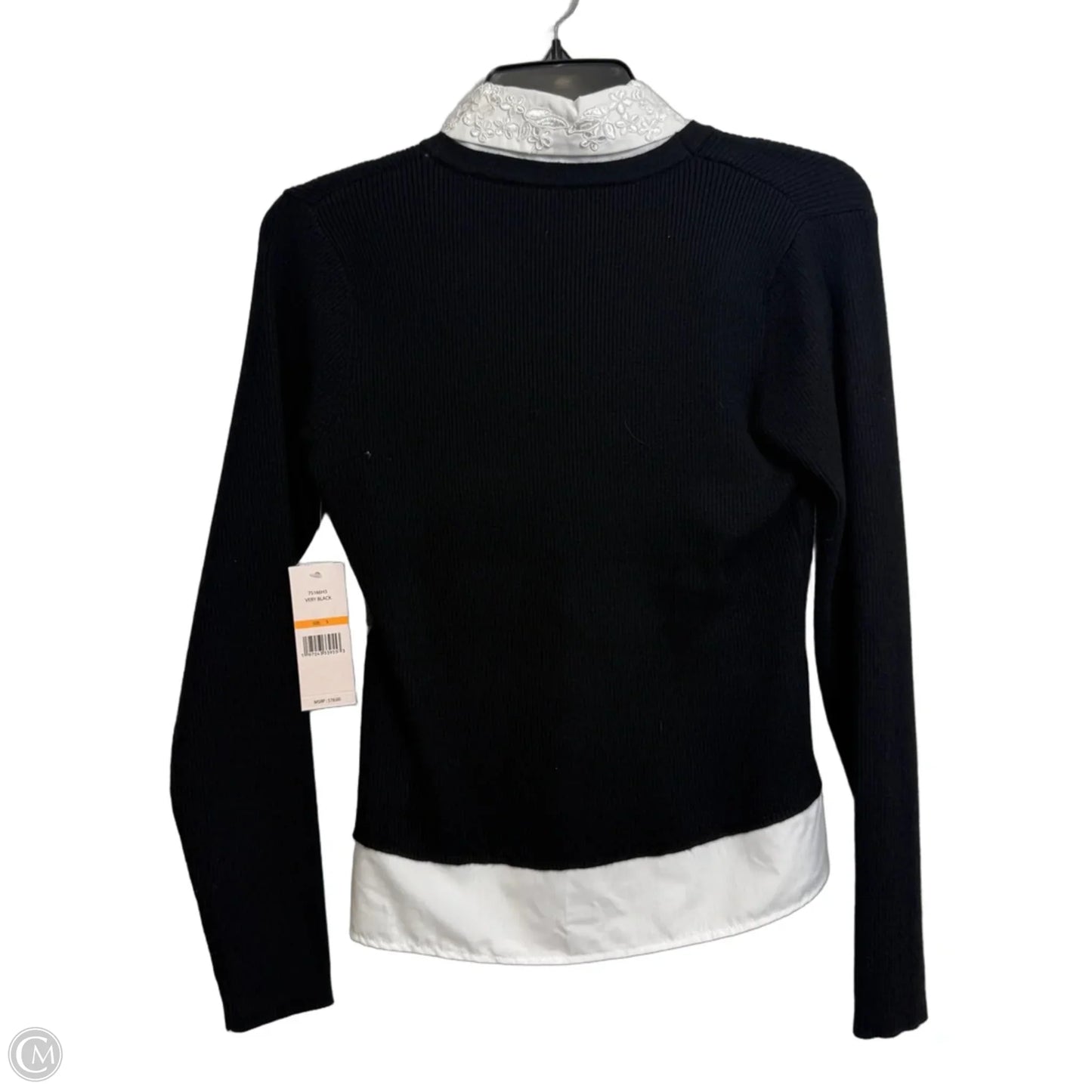 Top Long Sleeve By Nanette By Nanette Lepore In Black, Size: S