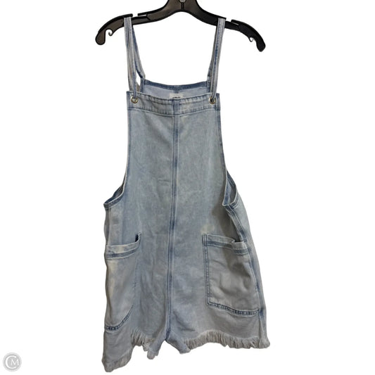 Romper By Aerie In Blue Denim, Size: L