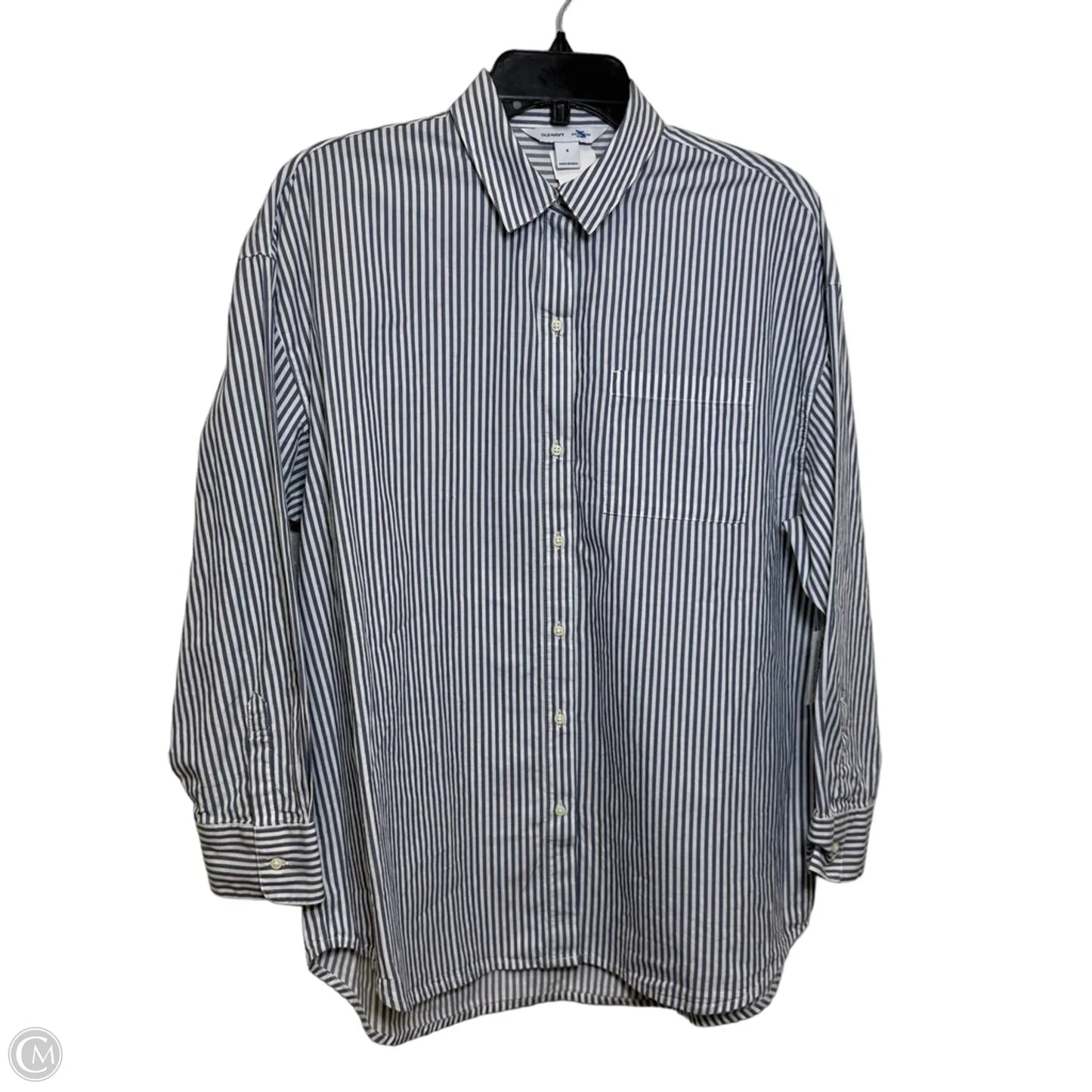 Top Long Sleeve By Old Navy In Striped Pattern, Size: S