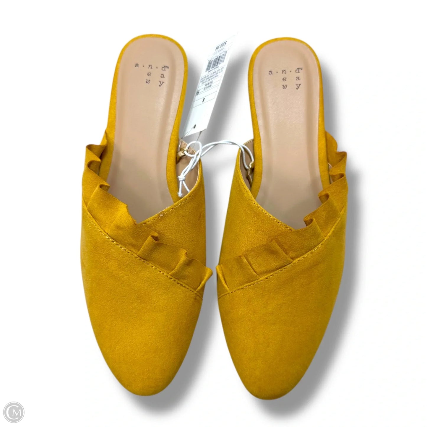 Shoes Flats By A New Day In Yellow, Size: 8