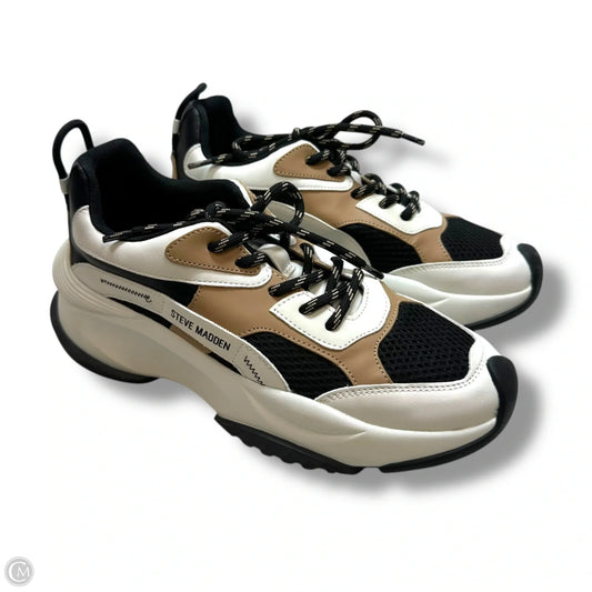 Shoes Athletic By Steve Madden In Black & Brown, Size: 8