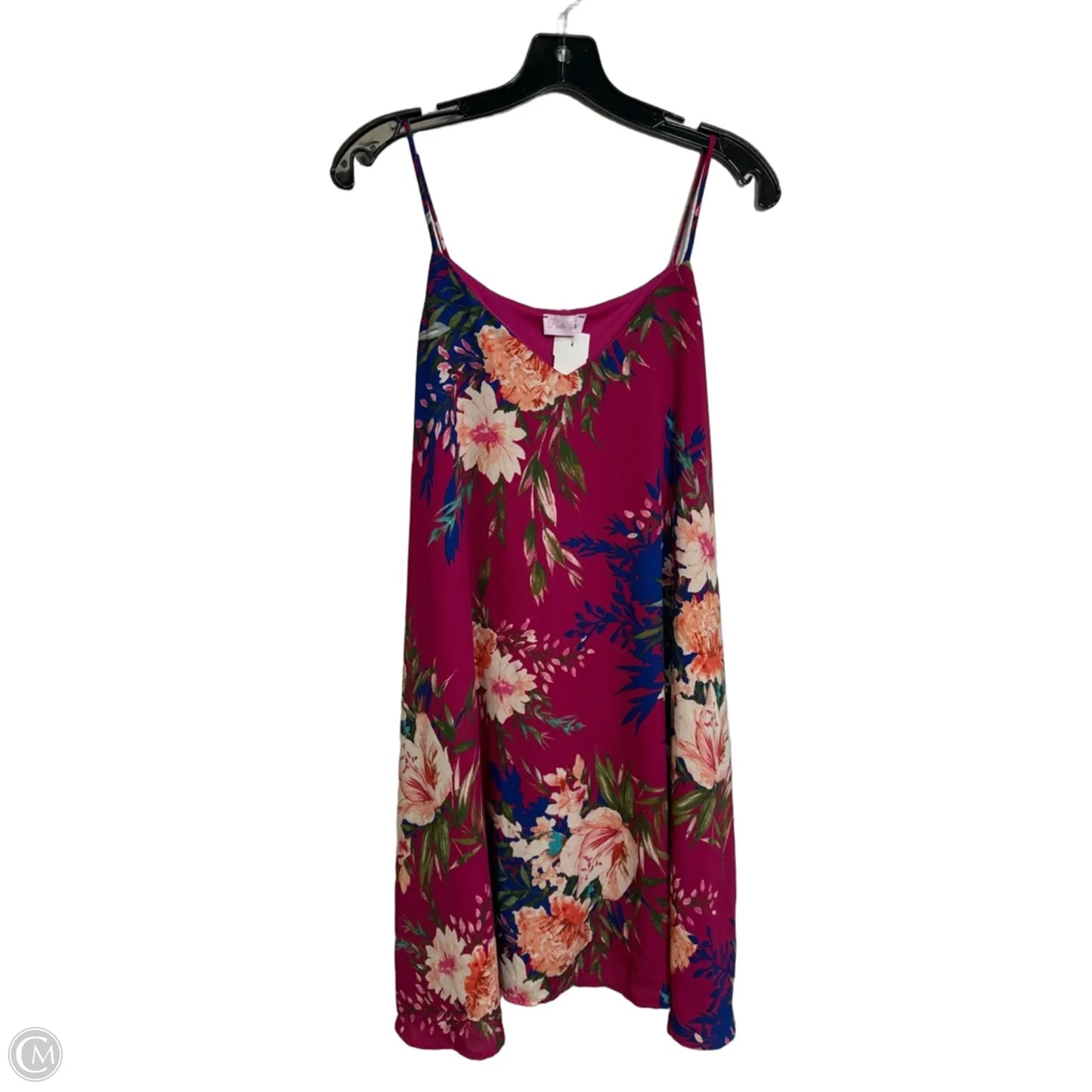 Dress Casual Short By Pink Lily In Floral Print, Size: M