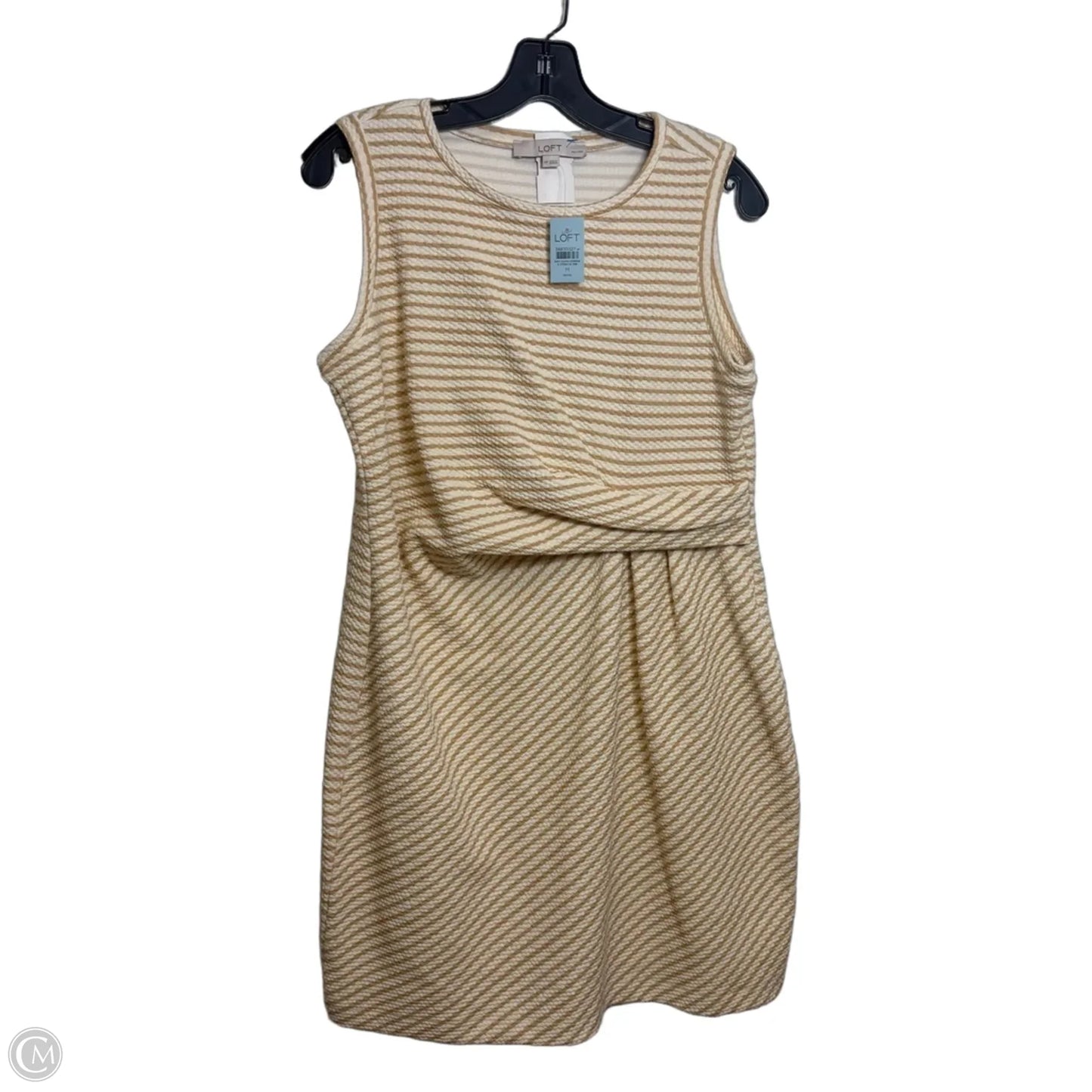 Dress Casual Short By Loft In Striped Pattern, Size: Mp