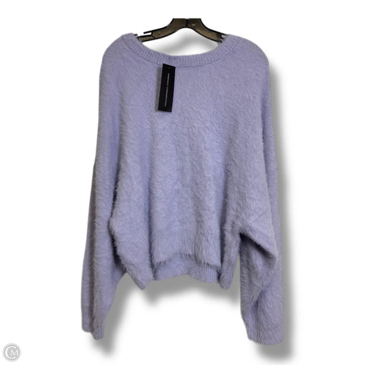 Sweater By French Connection In Purple, Size: Xl