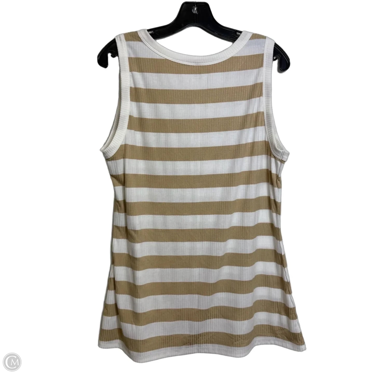 Top Sleeveless By Lane Bryant In Striped Pattern, Size: Xl