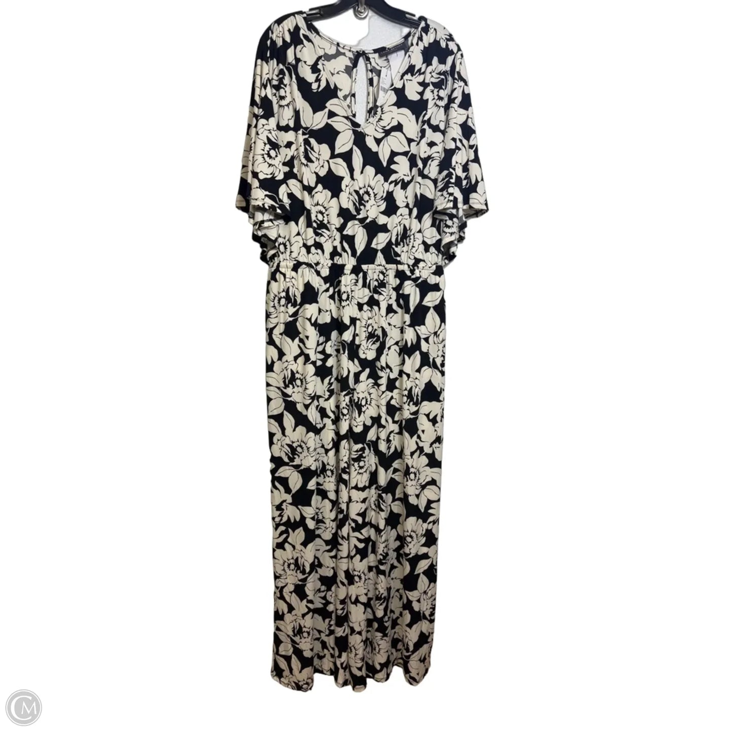 Jumpsuit By Lane Bryant In Black & White, Size: 2x