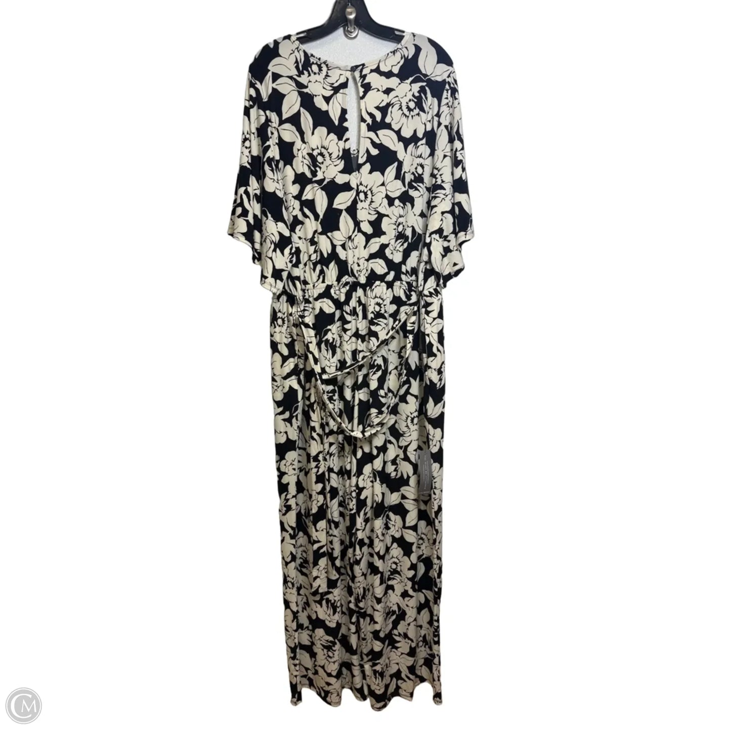 Jumpsuit By Lane Bryant In Black & White, Size: 2x