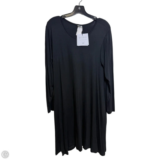 Dress Casual Midi By Clothes Mentor In Black, Size: L