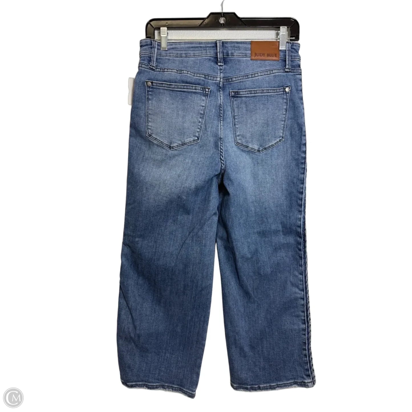 Jeans Wide Leg By Judy Blue In Blue Denim, Size: 8