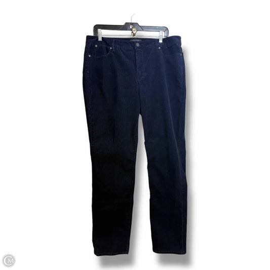 Pants straight By Talbots In Navy, Size: 14