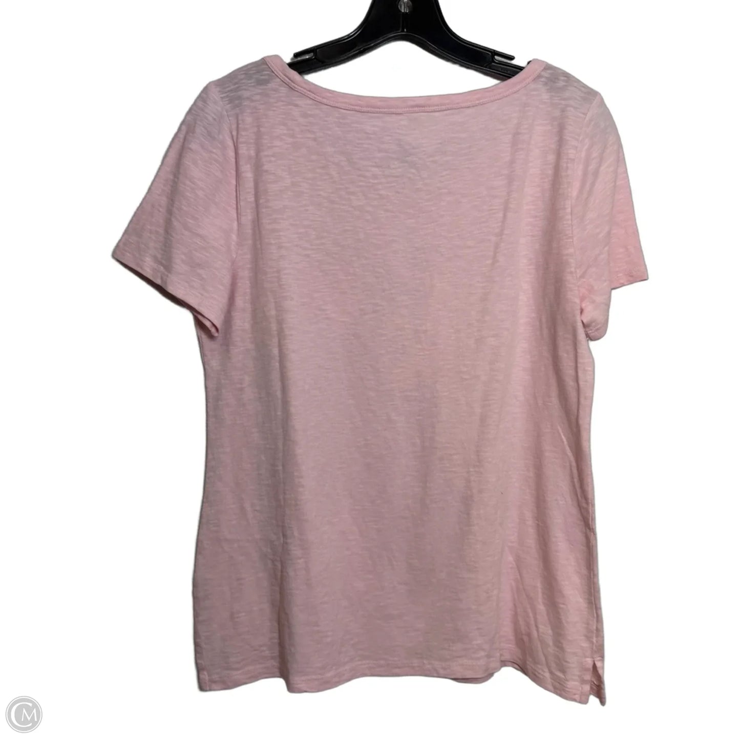 Top Short Sleeve By Talbots In Pink, Size: S