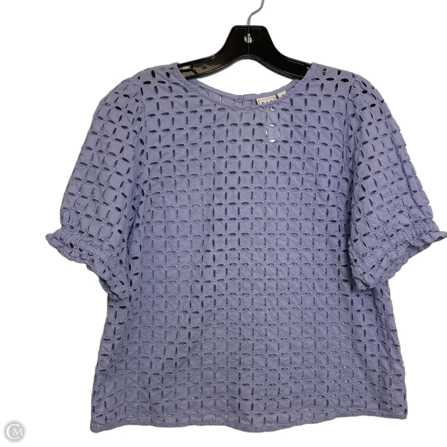 Top Short Sleeve By Gap In Purple, Size: M