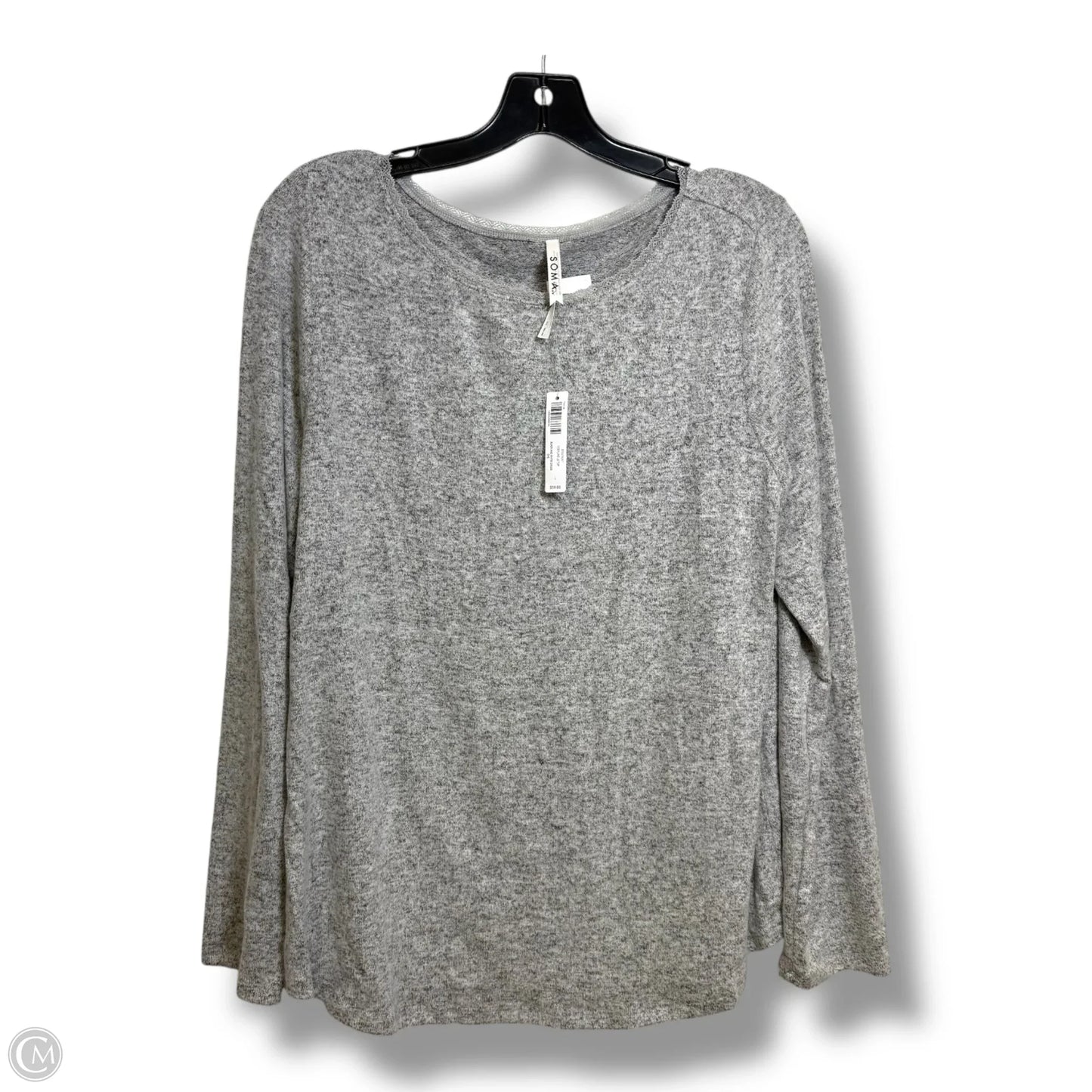 Sweater By Soma In Grey, Size: L