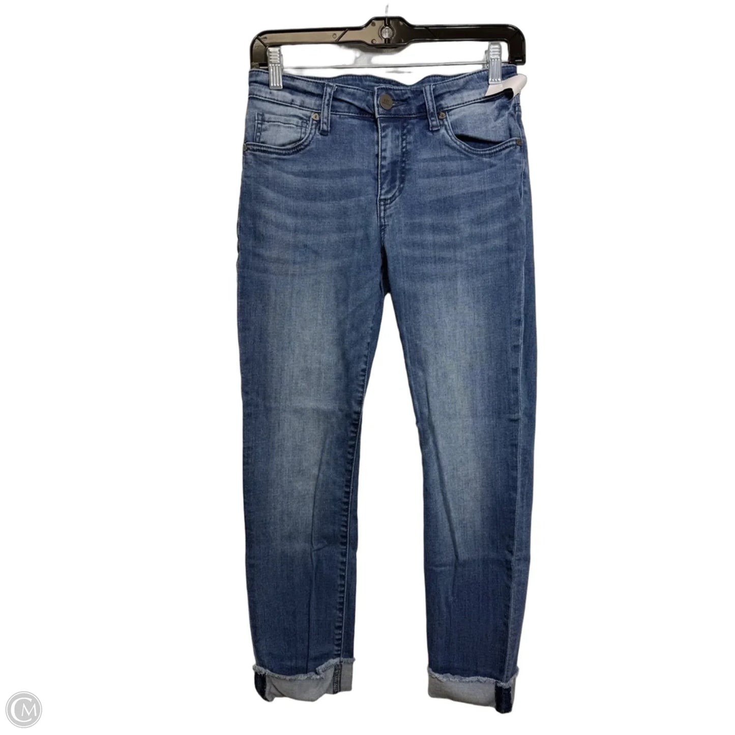 Jeans Skinny By Kut In Blue Denim, Size: 4