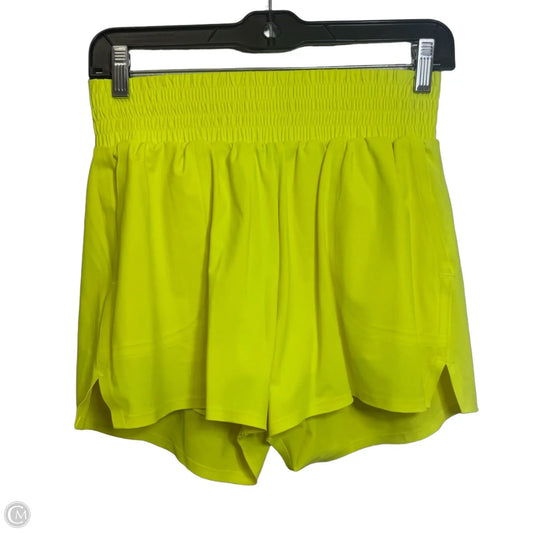 Athletic Shorts By Zyia In Yellow, Size: S