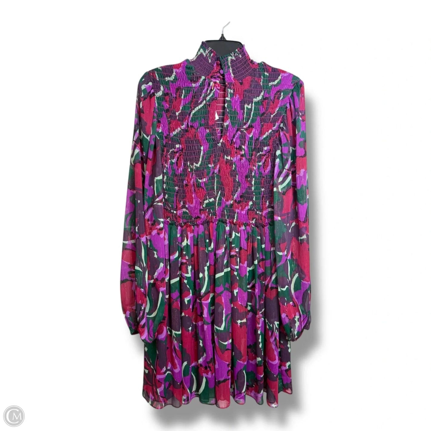 Dress Designer By Misa In Floral Print, Size: Xl