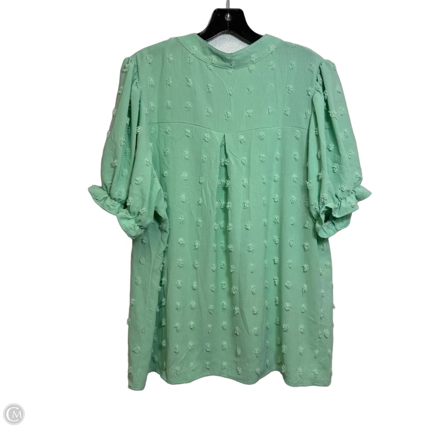 Top Short Sleeve By Clothes Mentor In Green, Size: Xl