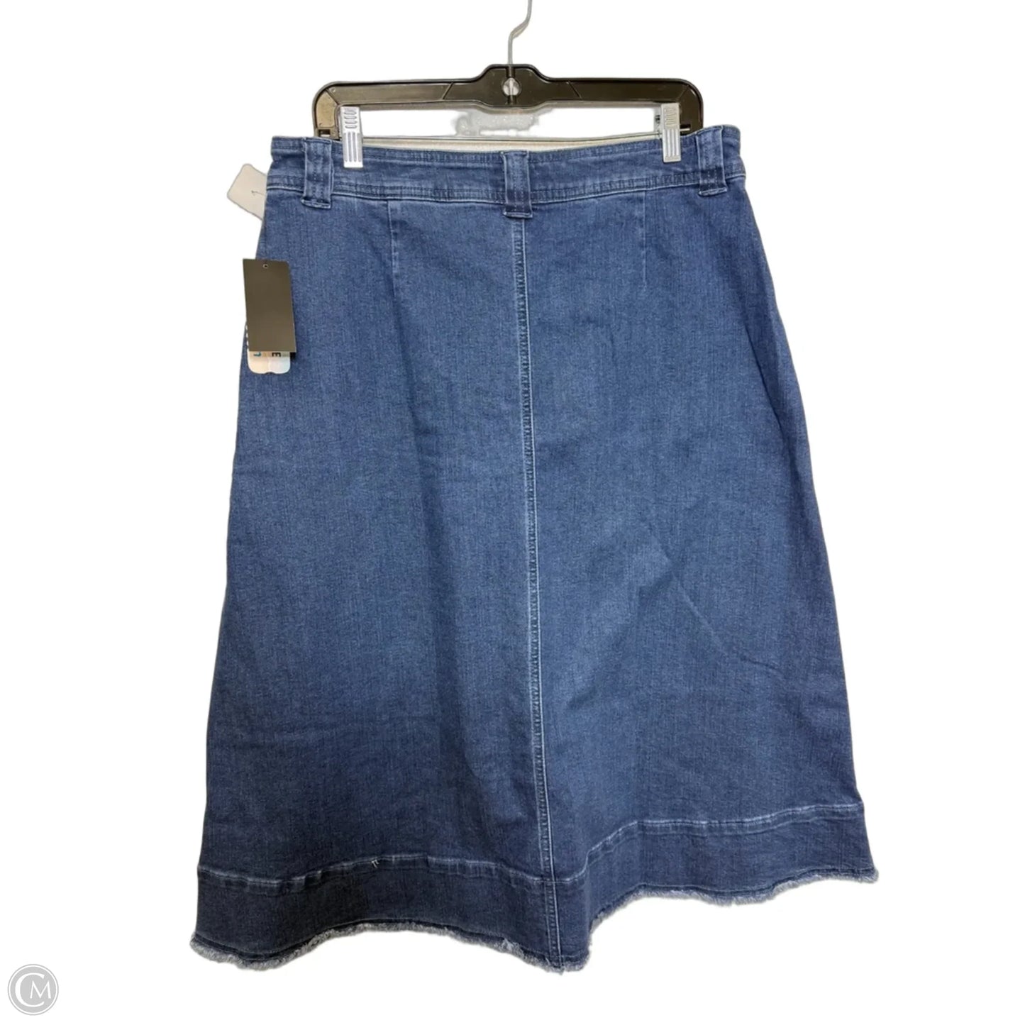 Skirt Maxi By Clothes Mentor In Blue Denim, Size: 12p