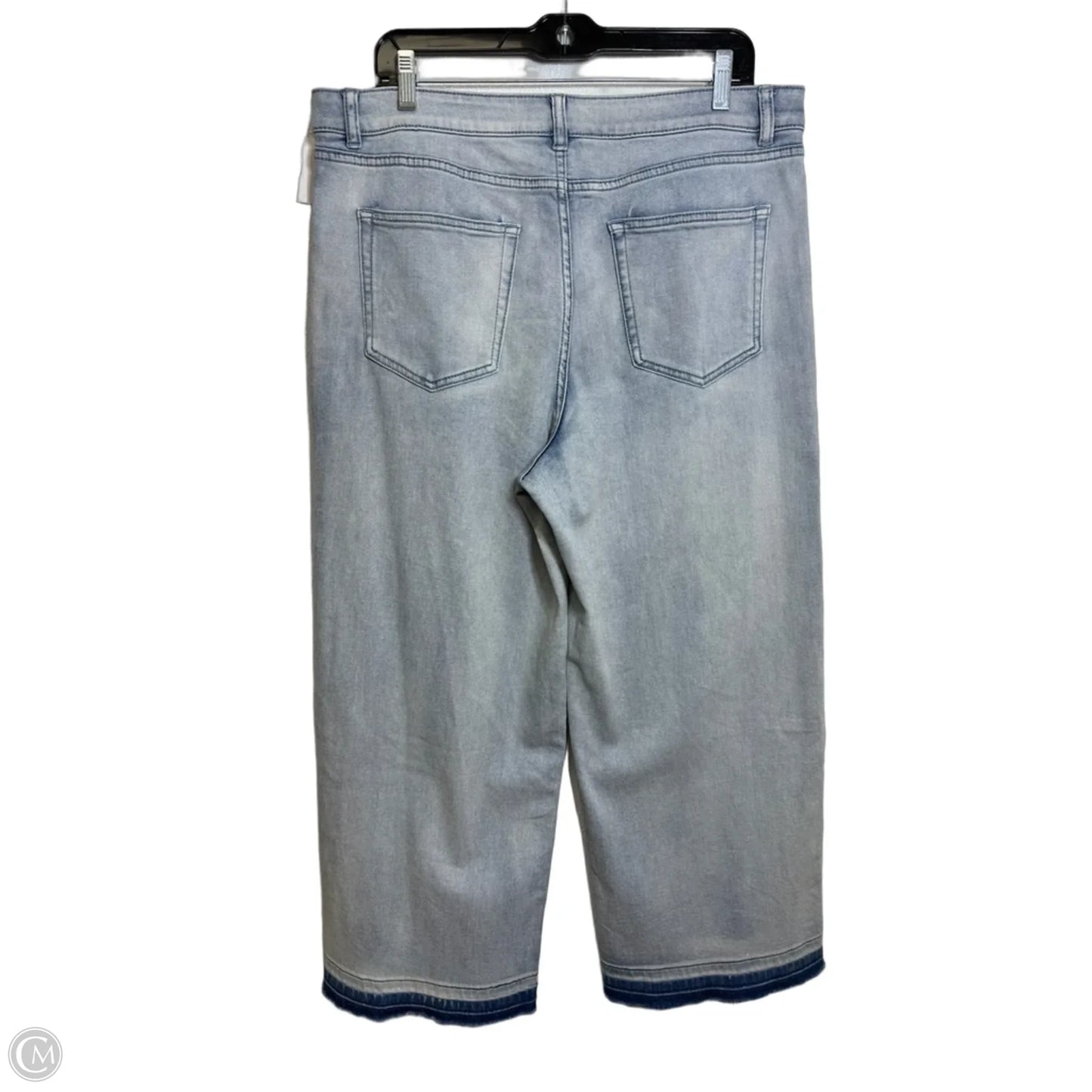 Jeans Wide Leg By Soho Apparel In Blue Denim, Size: 14