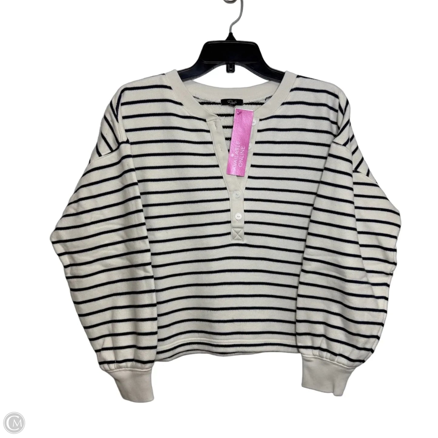 Top Long Sleeve By Rails In Striped Pattern, Size: S