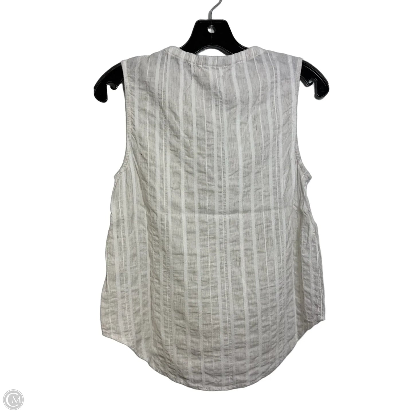 Top Sleeveless By Cloth & Stone In White, Size: Xs