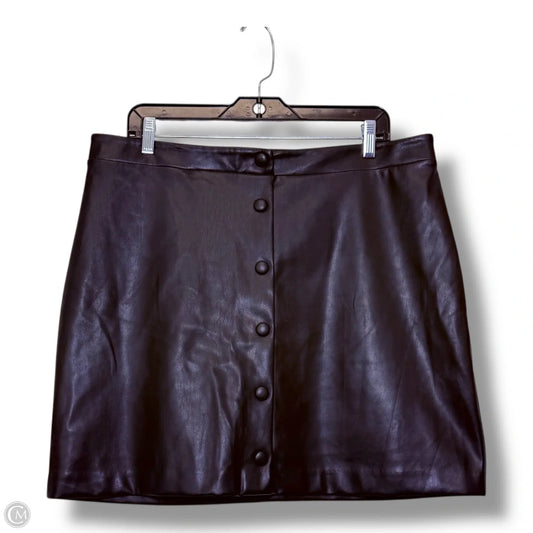 Skirt Mini & Short By Loft In Black, Size: 14