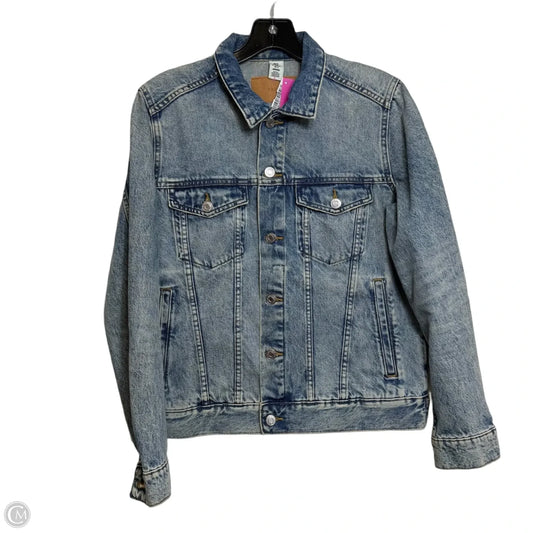 Jacket Denim By Clothes Mentor In Blue Denim, Size: 10