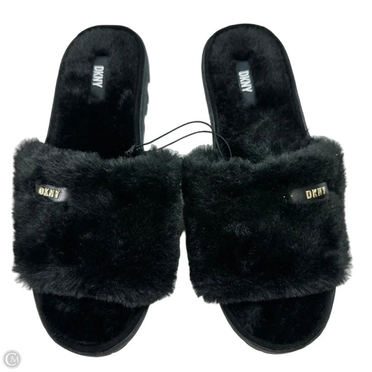 Sandals Flats By Dkny In Black, Size: 8