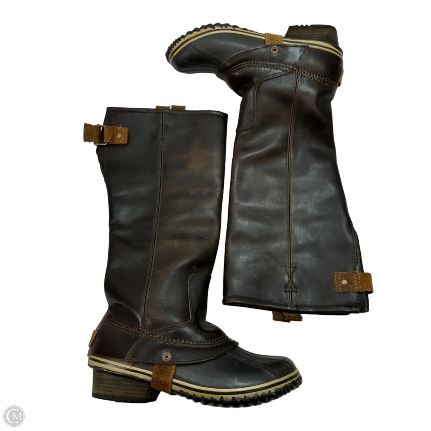 Boots Over-the-knee Flats By Sorel In Brown, Size: 8