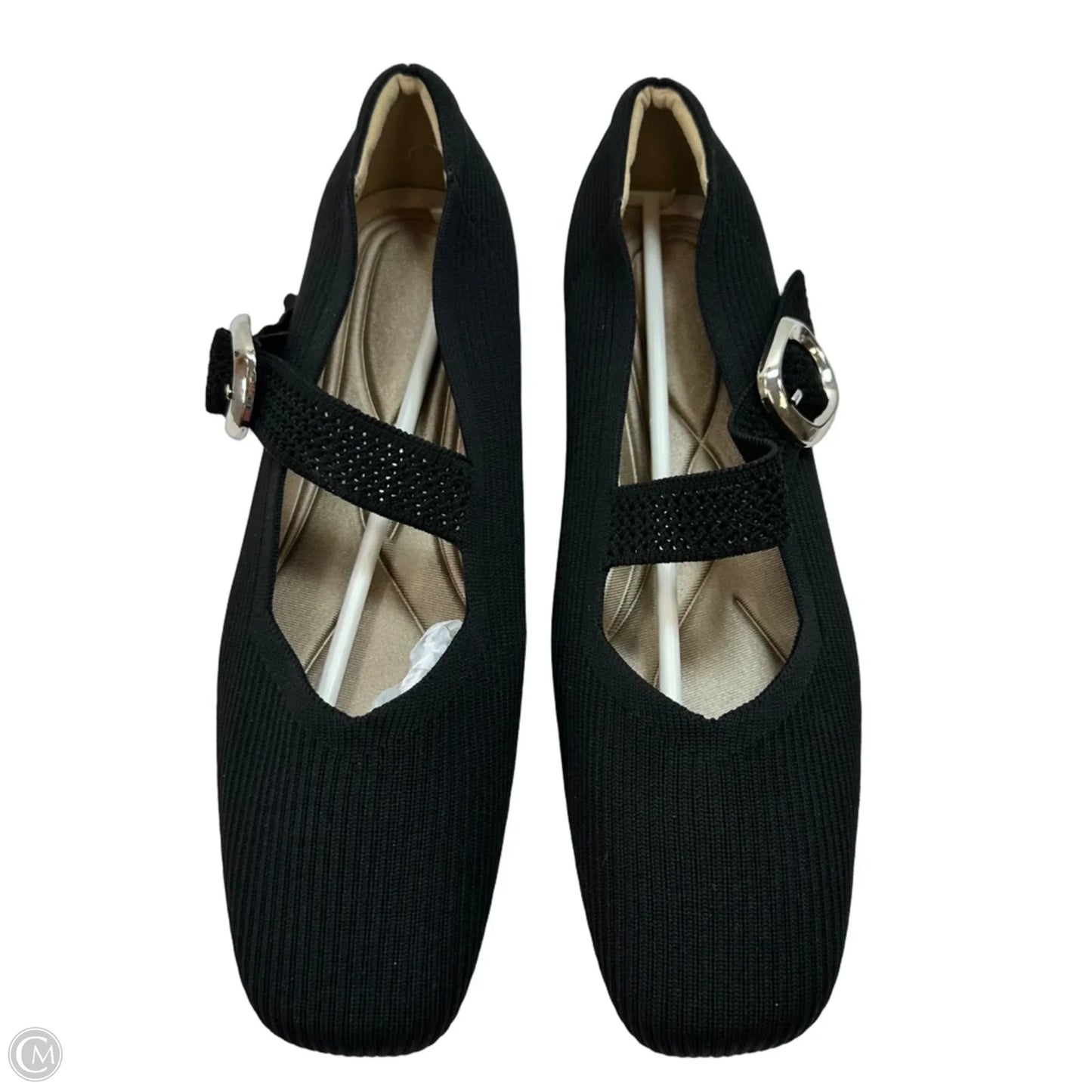 Shoes Flats By Clothes Mentor In Black, Size: 42/11