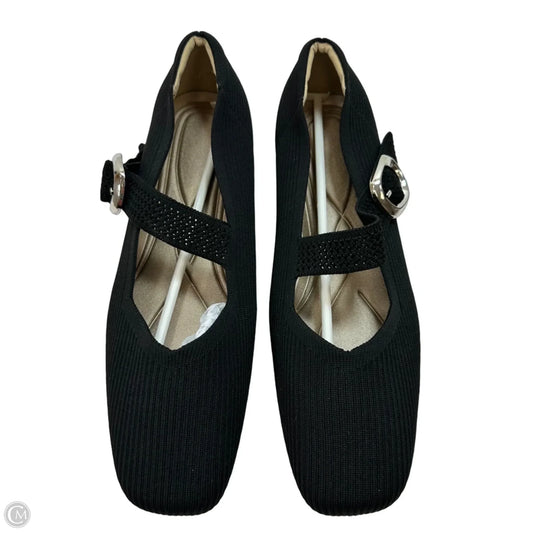 Shoes Flats By Clothes Mentor In Black, Size: 42/11